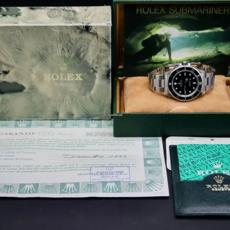 Rolex Submariner Series 114060-0002 Black Disk Watch (Black Water Ghost)