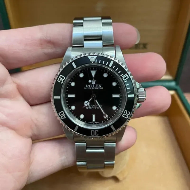 Rolex Submariner Series 114060-0002 Black Disk Watch (Black Water Ghost)