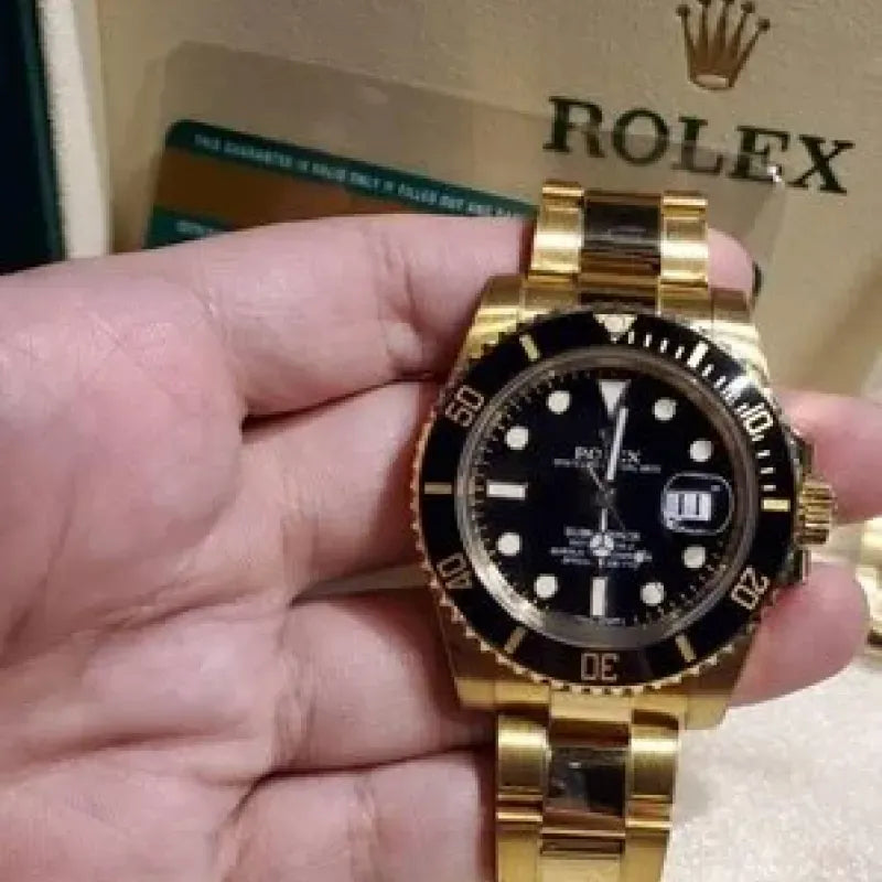 Rolex Submariner 116618LN-97208 black dial watch