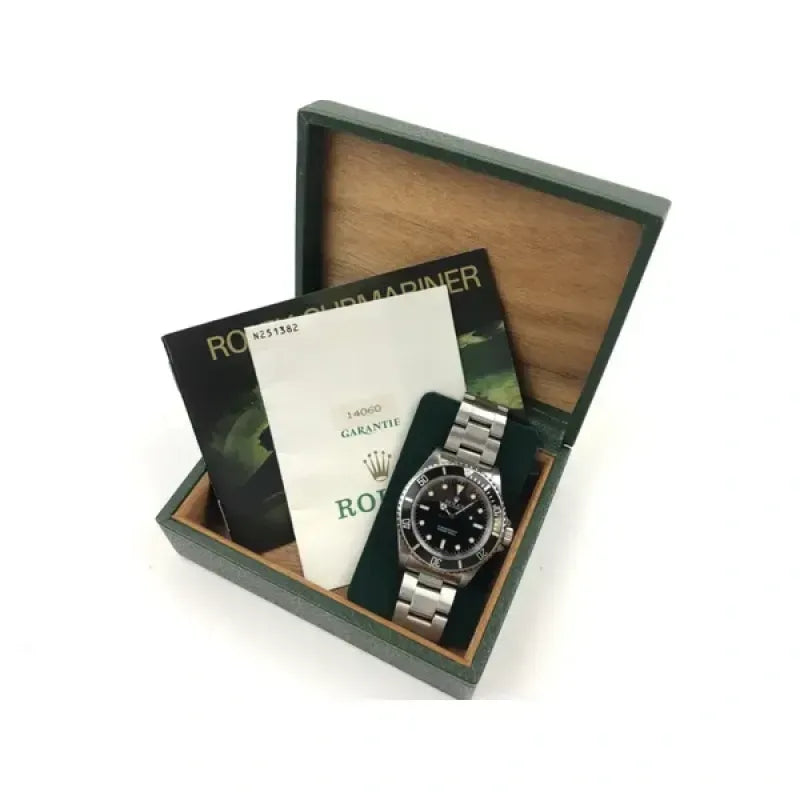 Rolex Submariner Series 114060-0002 Black Disk Watch (Black Water Ghost)