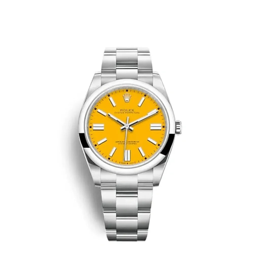 OYSTER PERPETUAL 124300 Series（Yellow）
