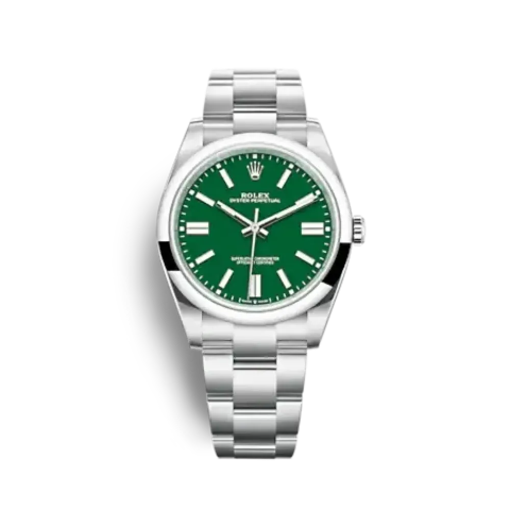 OYSTER PERPETUAL 124300 Series（green dial）