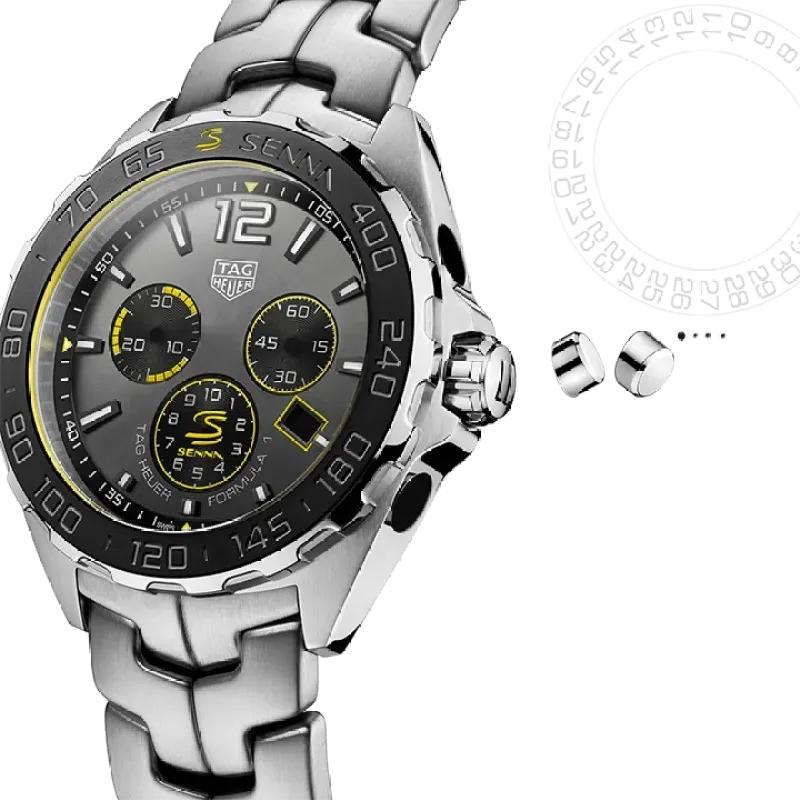 TAG HEUER FORMULA 1 X SENNA Quartz Chronograph - Diameter 43 mm CAZ