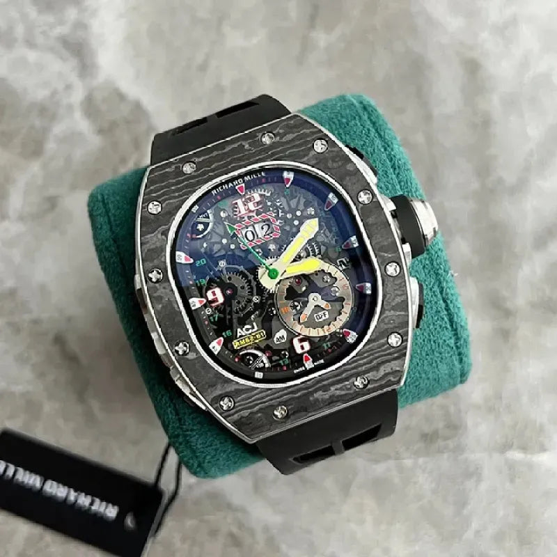 Richard mille RM 62-01 Manual Winding Tourbillon vibrating alarm ACJ