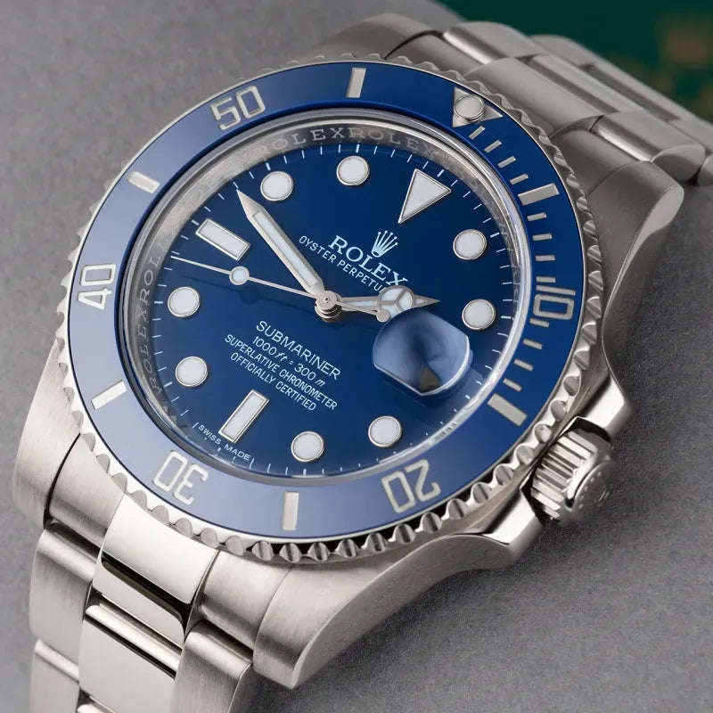 Rolex Submariner 116619LB-97208 Blue dial watch