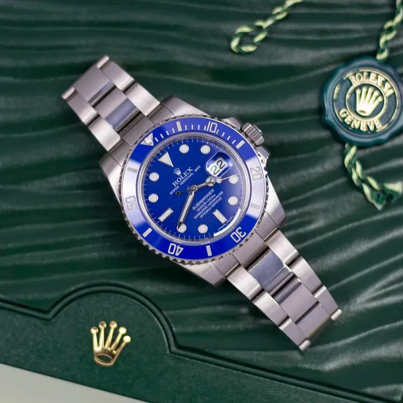 Rolex Submariner 116619LB-97208 Blue dial watch