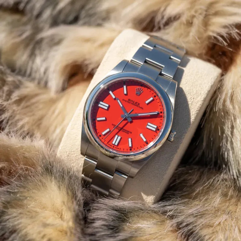 OYSTER PERPETUAL 124300 Series（orange）