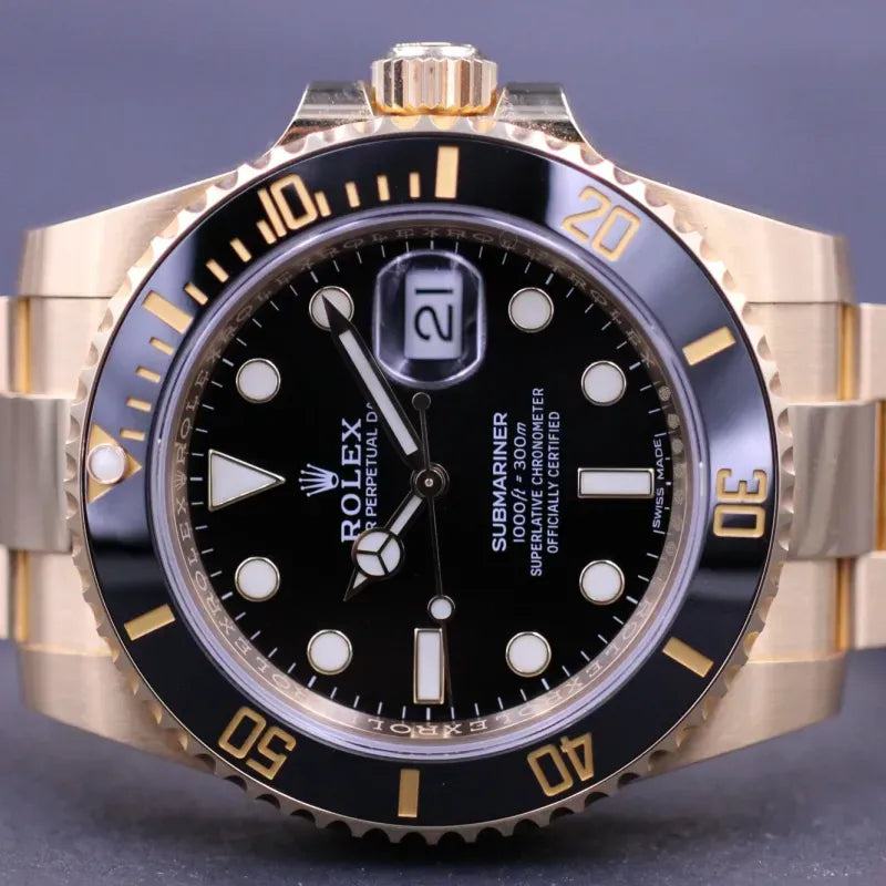 Rolex Submariner 116618LN-97208 black dial watch