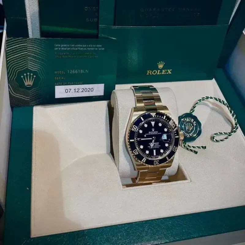 Rolex Rolex Perpetual Submariner m126618ln Series（Black dial）