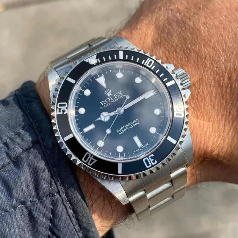 Rolex Submariner Series 114060-0002 Black Disk Watch (Black Water Ghost)