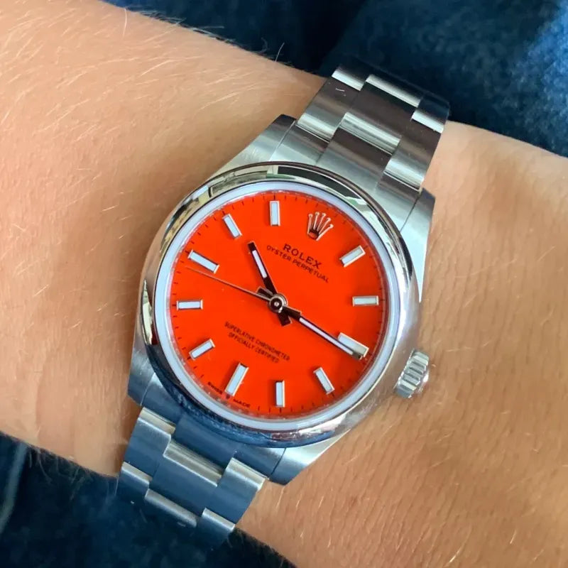 OYSTER PERPETUAL 124300 Series（orange）