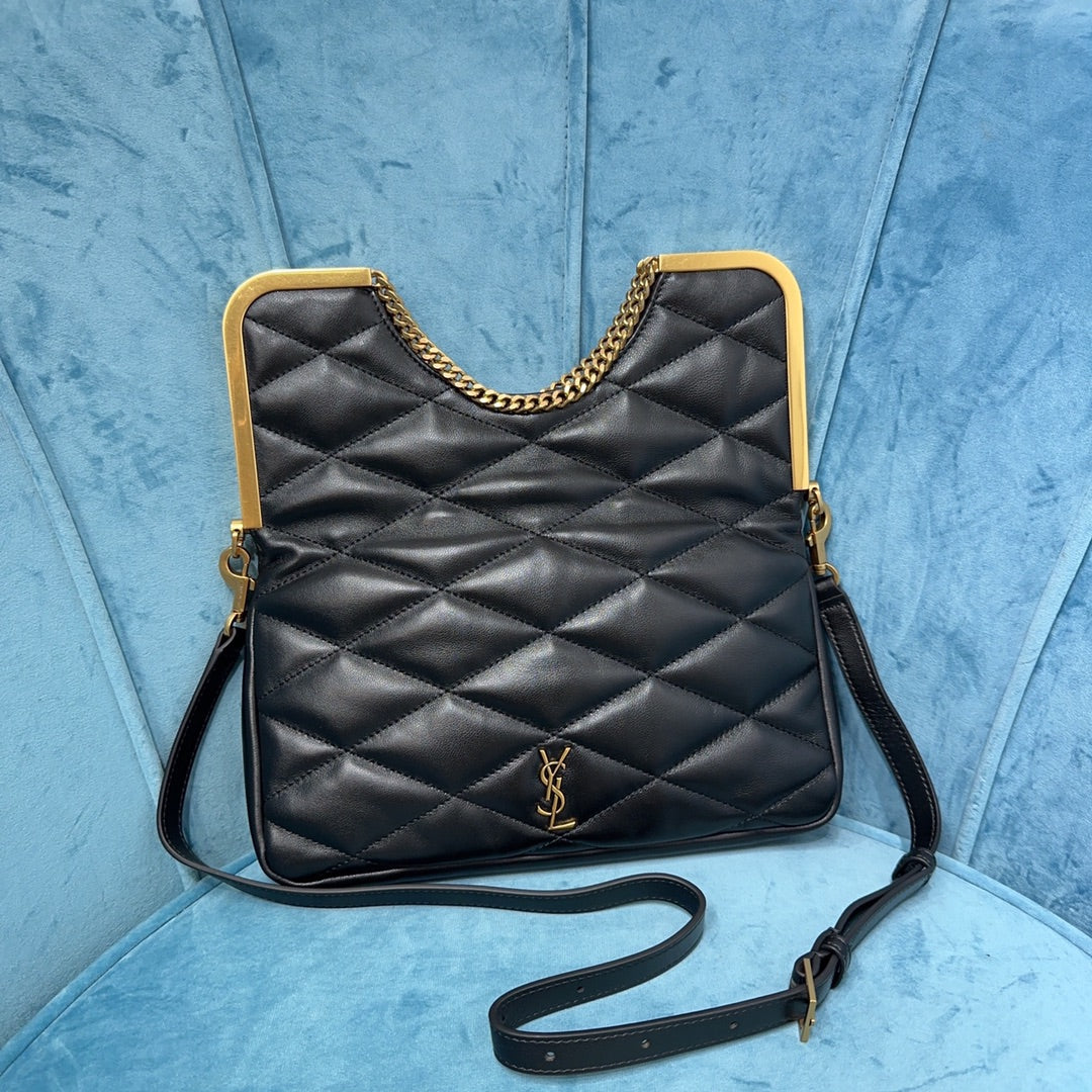 YSL 87 IN QUILTED LAMBSKIN