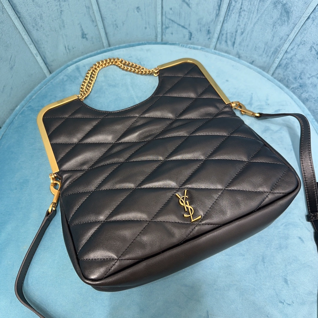 YSL 87 IN QUILTED LAMBSKIN