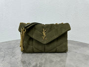 YSL Toy Puffer In Suede