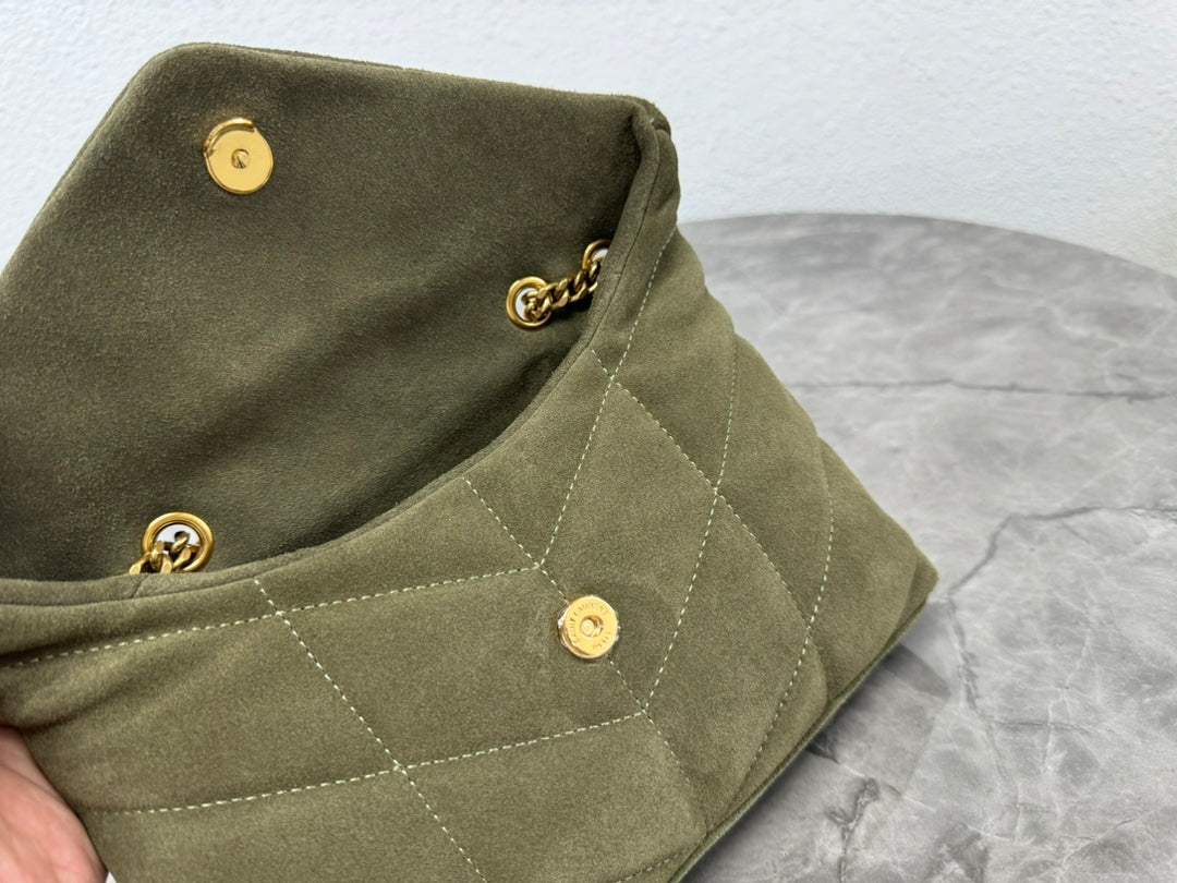 YSL Toy Puffer In Suede