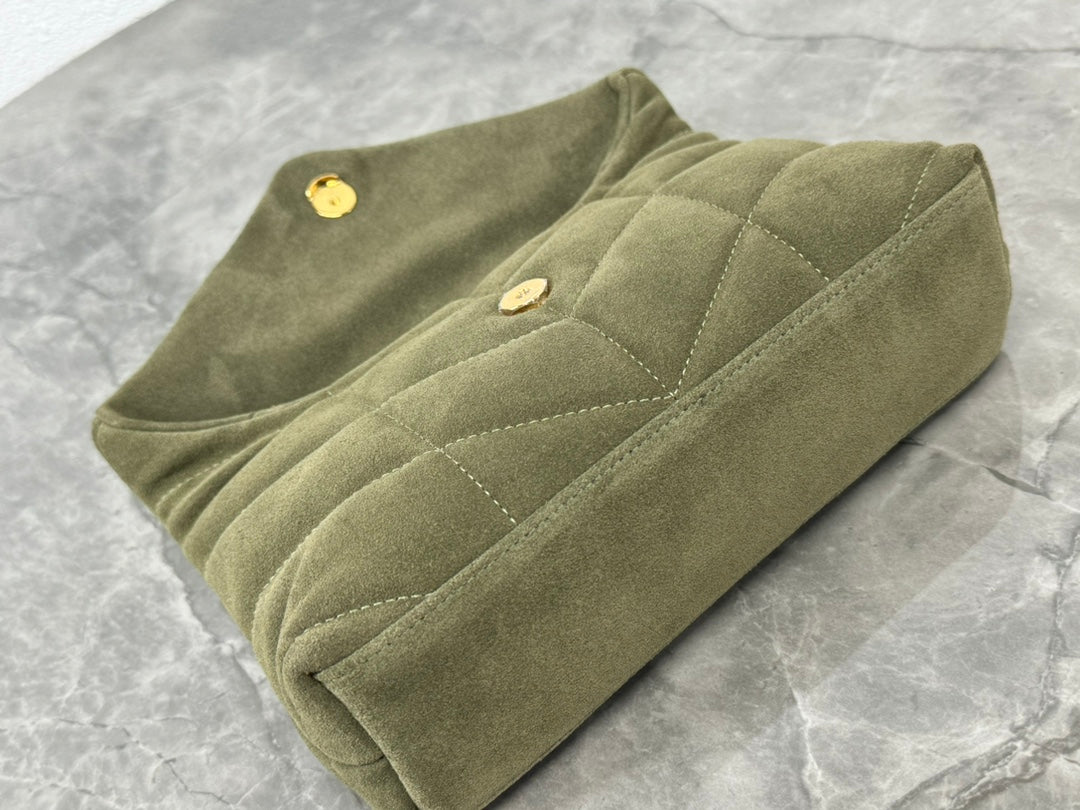 YSL Toy Puffer In Suede