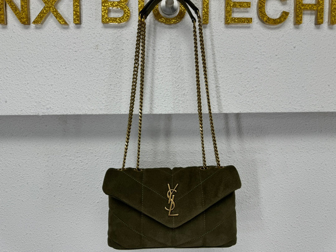 YSL Toy Puffer In Suede