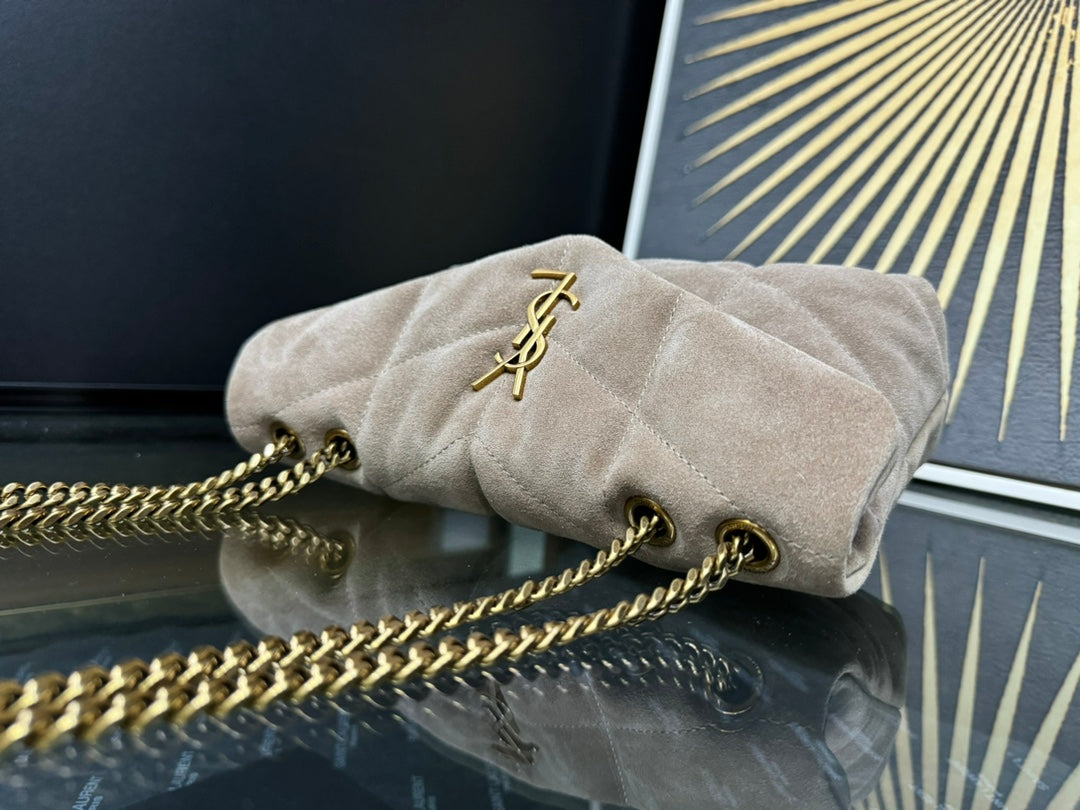 YSL Toy Puffer In Suede