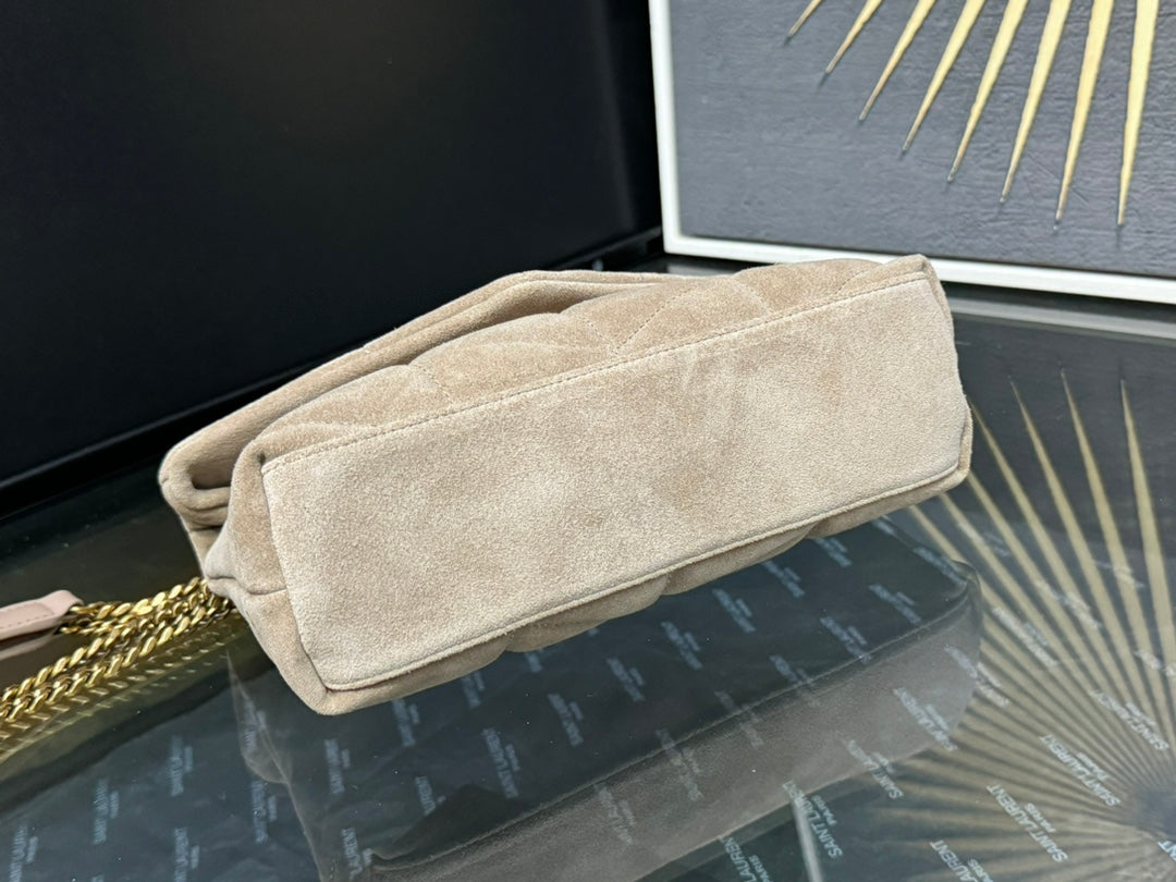 YSL Toy Puffer In Suede