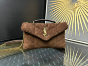 YSL Toy Puffer In Suede