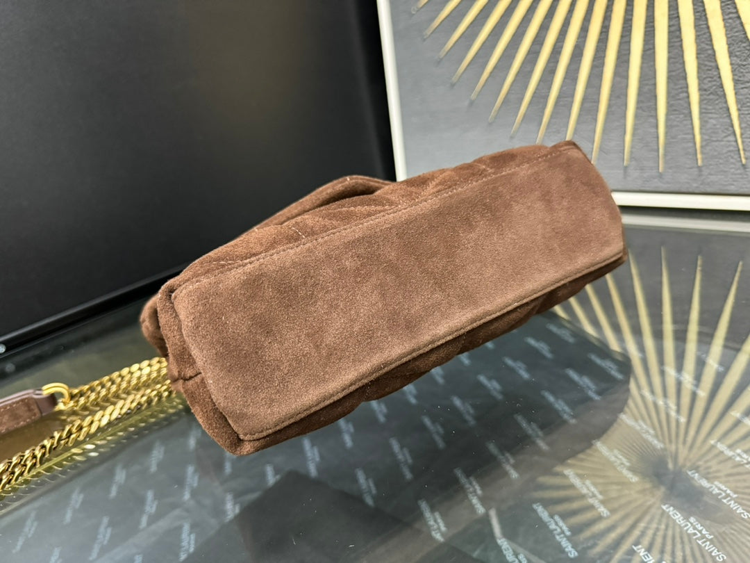 YSL Toy Puffer In Suede