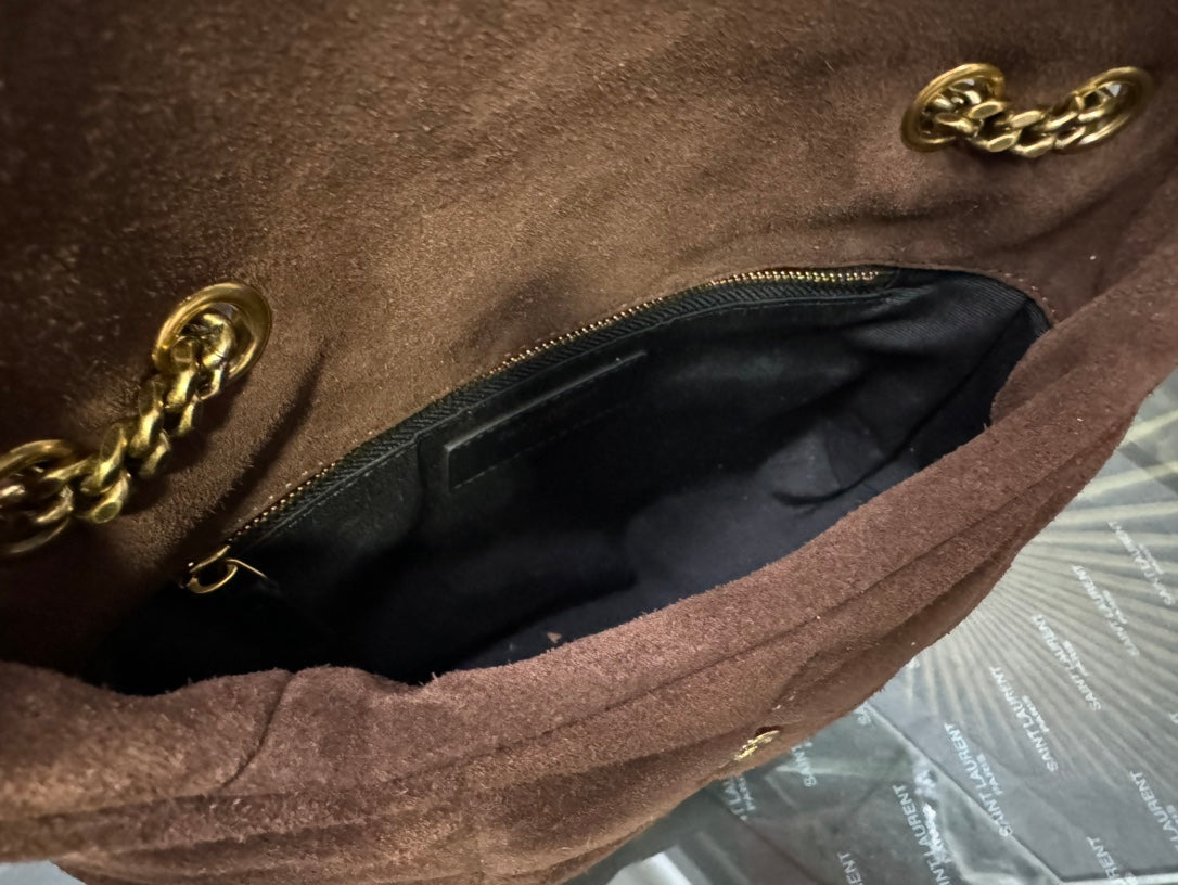 YSL Toy Puffer In Suede