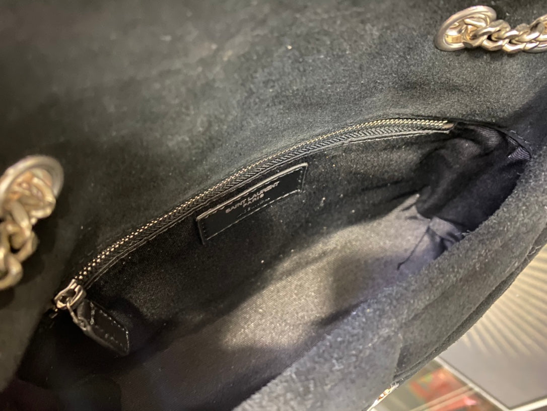 YSL Toy Puffer In Suede