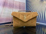 YSL Toy Puffer In Suede