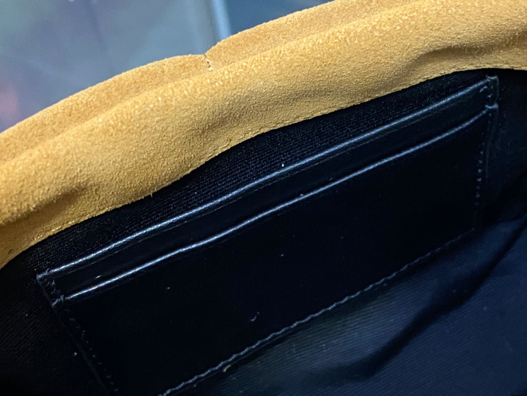 YSL Toy Puffer In Suede