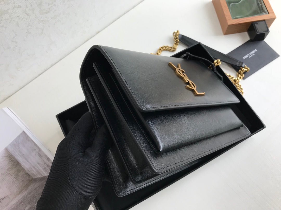 YSL Sunset Medium In Smooth Leather