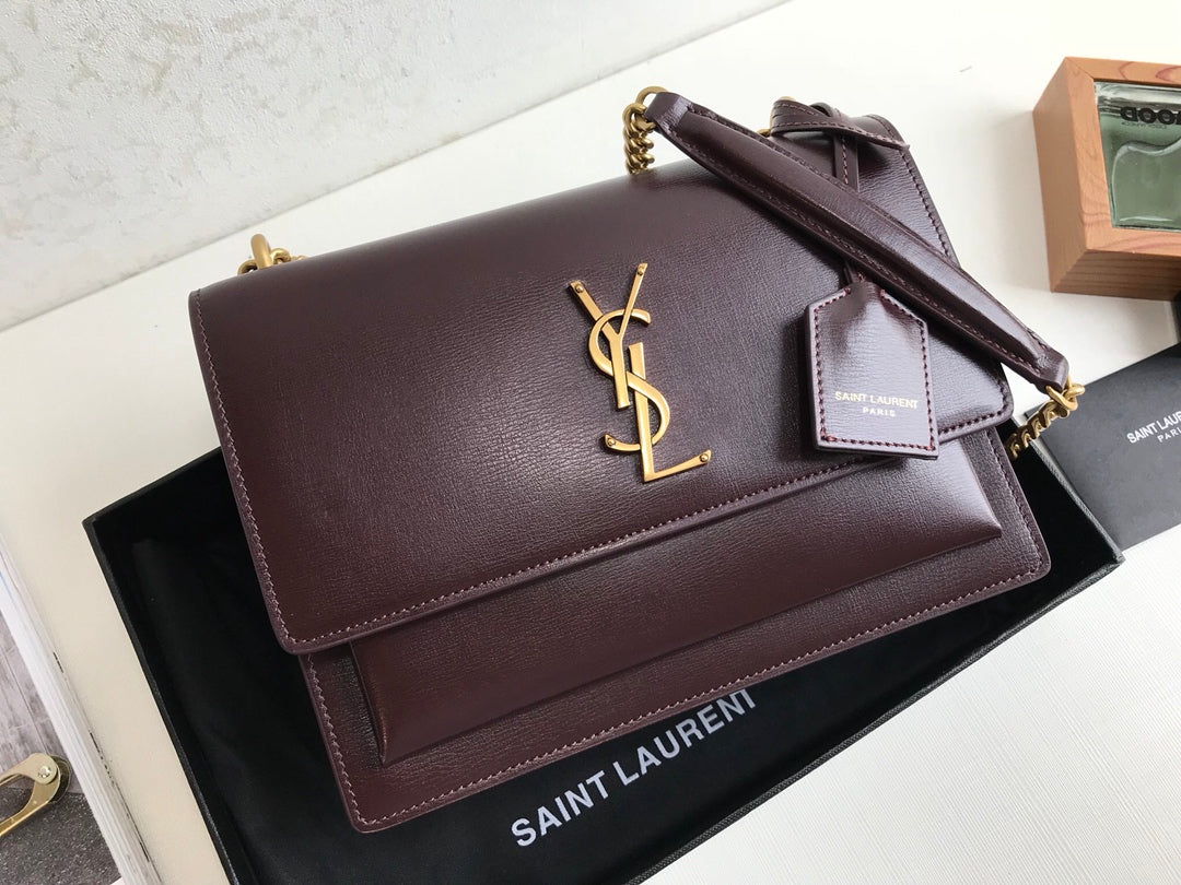 YSL Sunset Medium In Smooth Leather