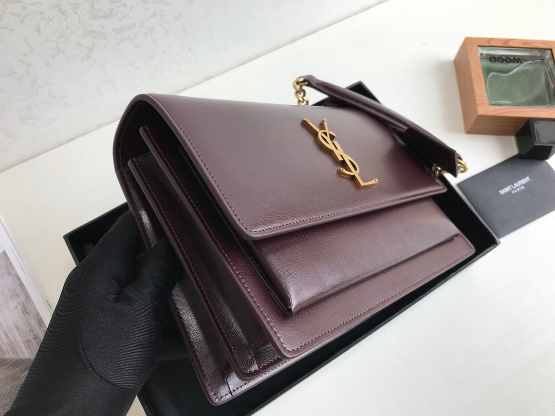 YSL Sunset Medium In Smooth Leather