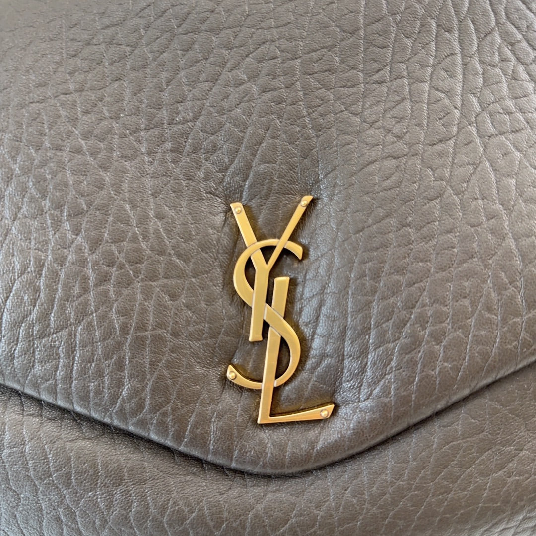YSL Calypso Large In Grained Lambskin