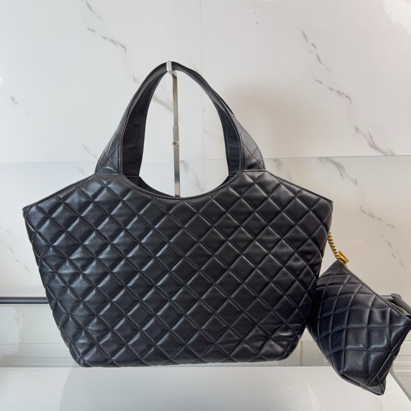 YSL ICARE Medium in quilted nappa
