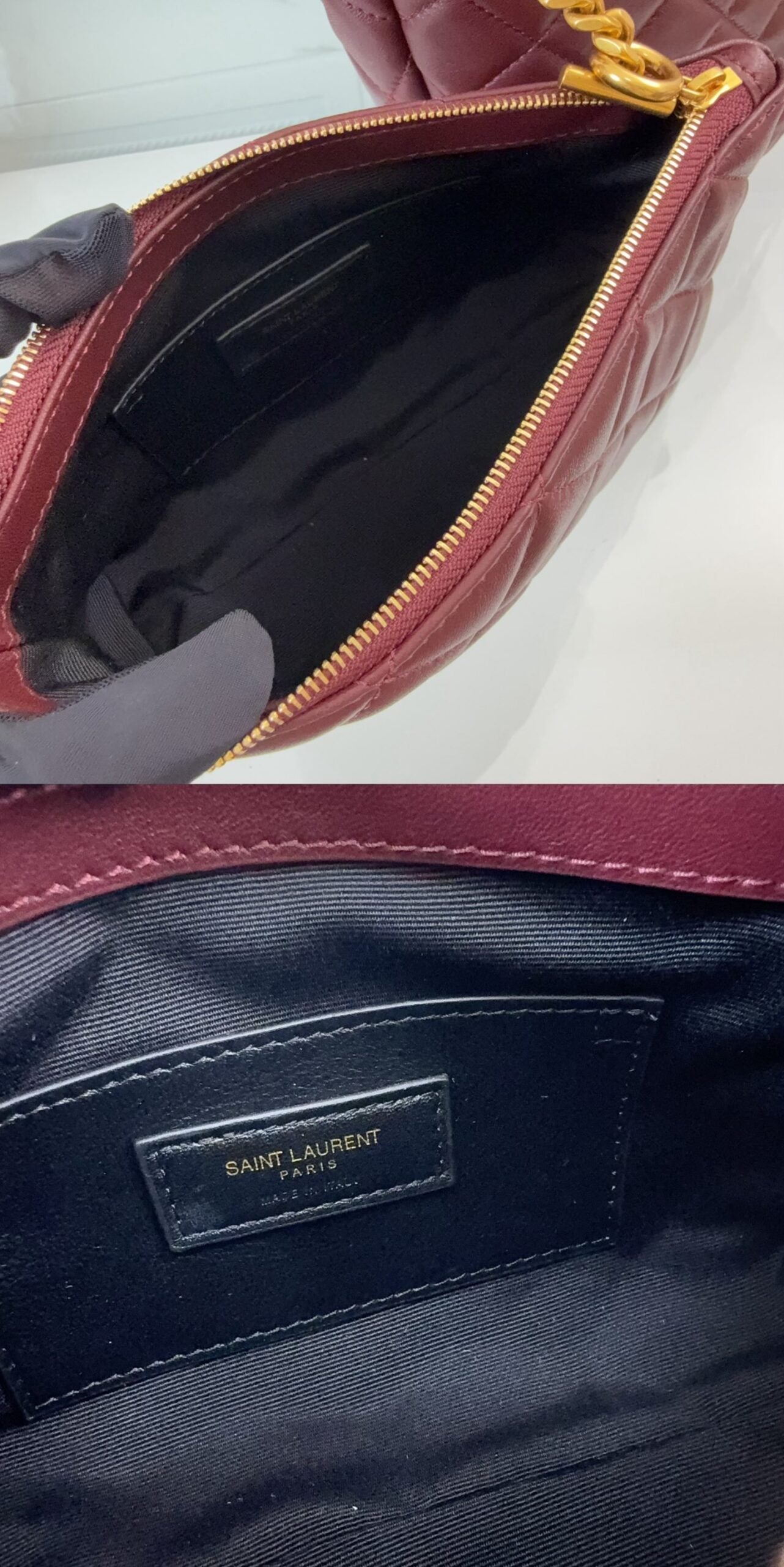 YSL ICARE Medium in quilted nappa