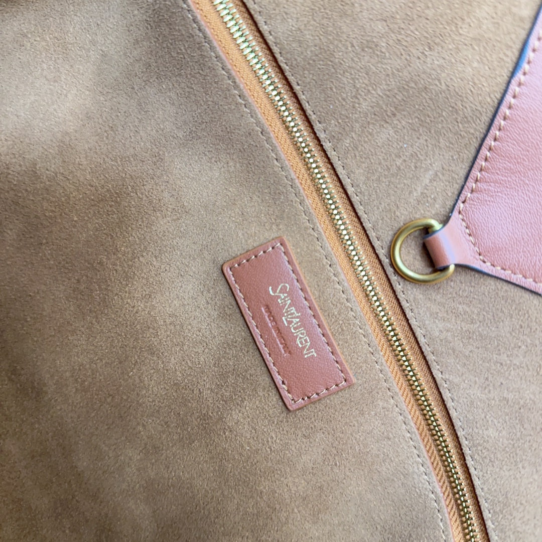 YSL Y TOTE IN LEATHER