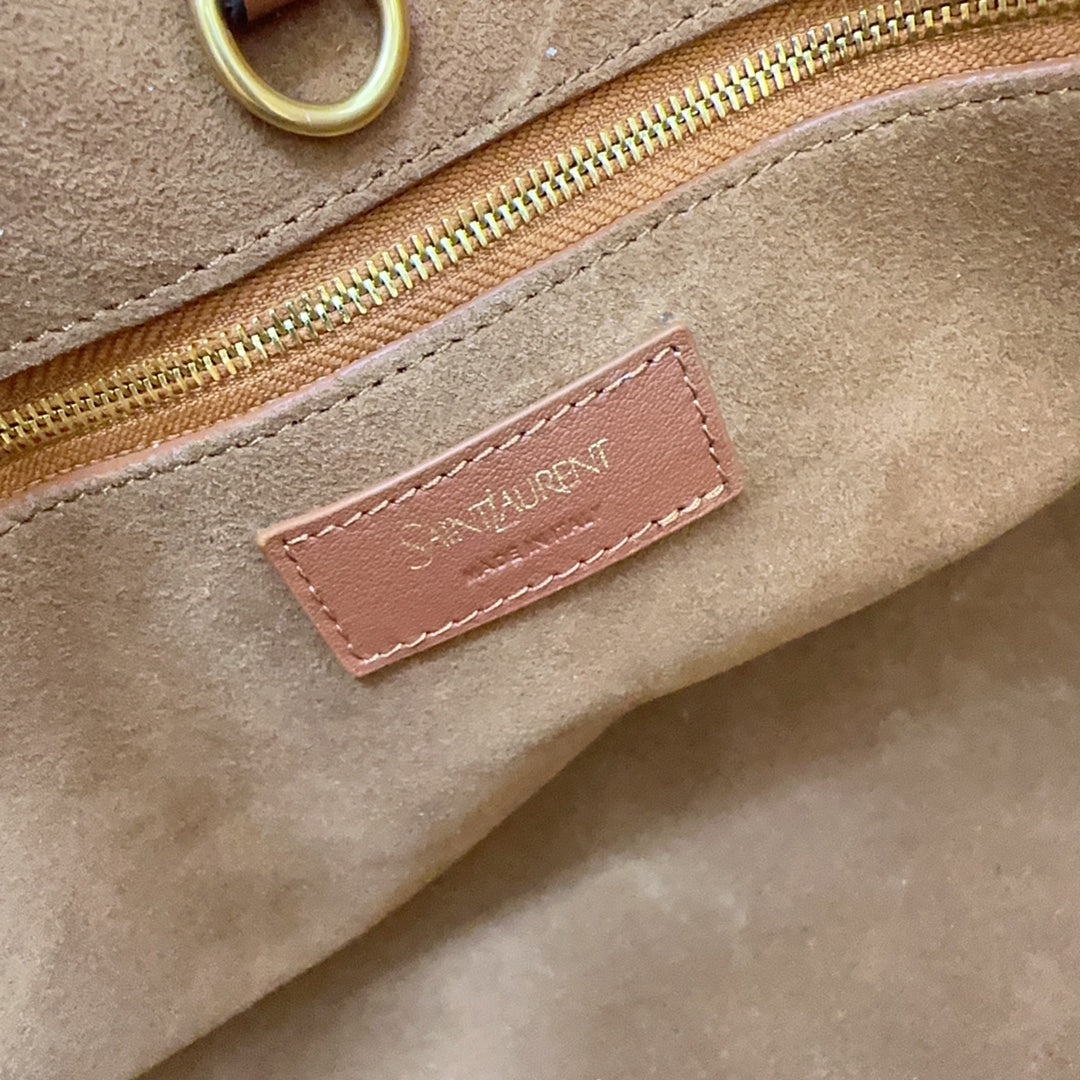 YSL Y TOTE IN LEATHER