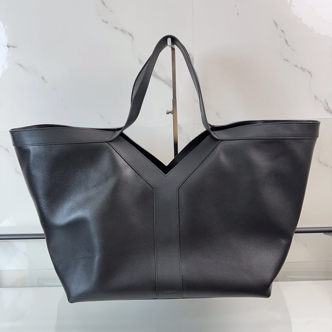 YSL Y TOTE IN LEATHER