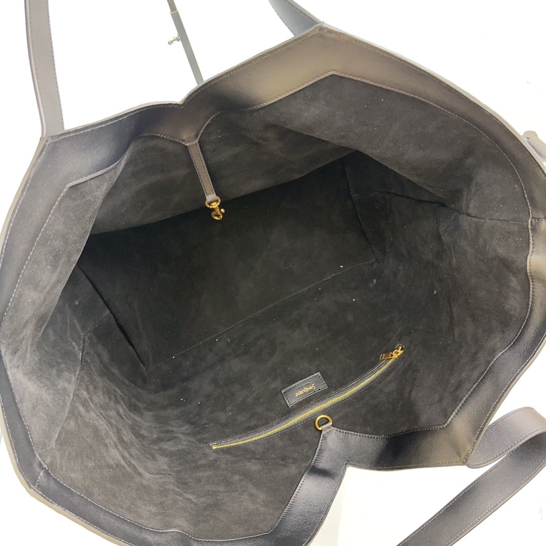 YSL Y TOTE IN LEATHER