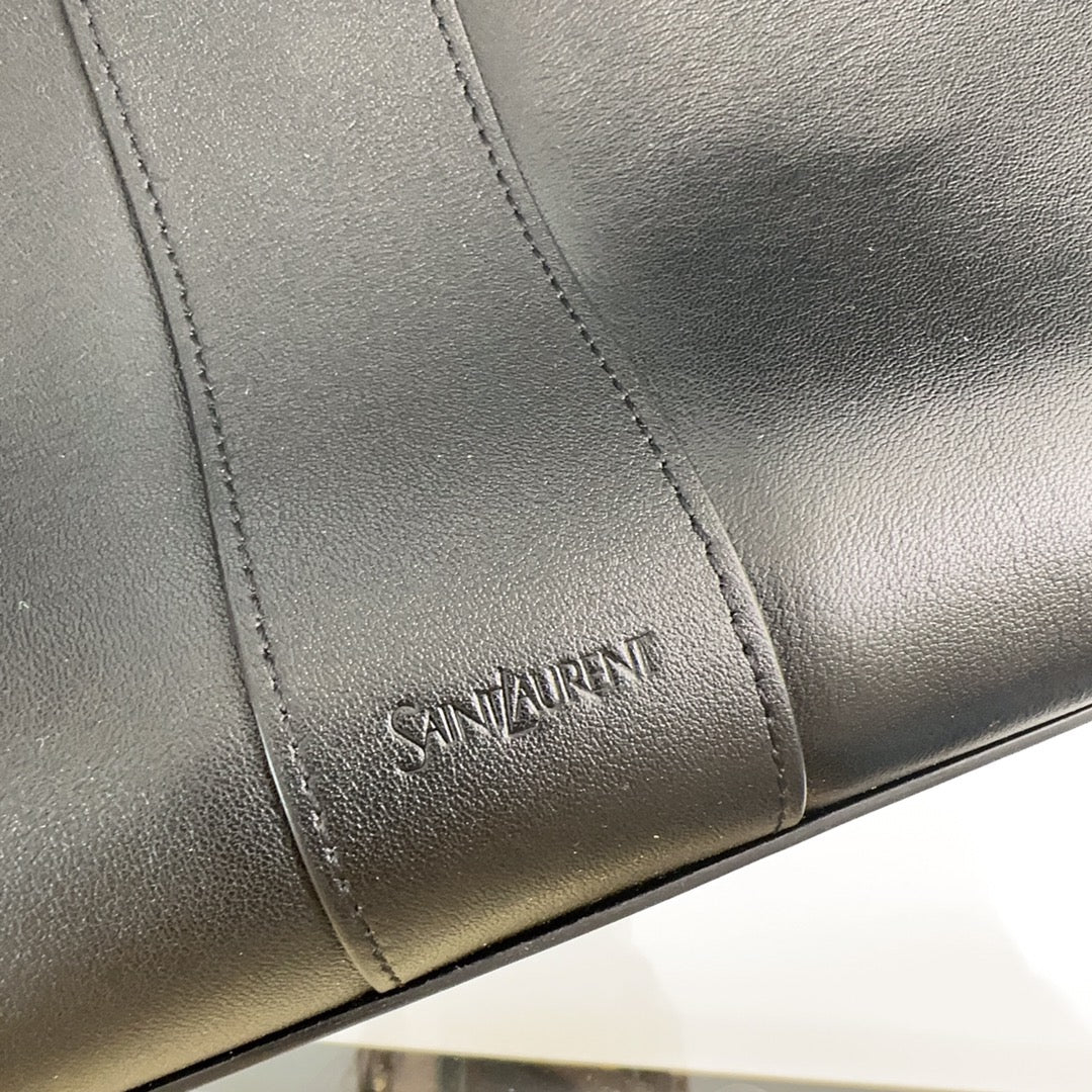 YSL Y TOTE IN LEATHER