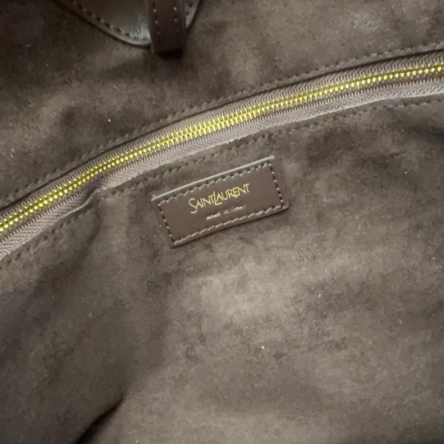 YSL Y TOTE IN LEATHER