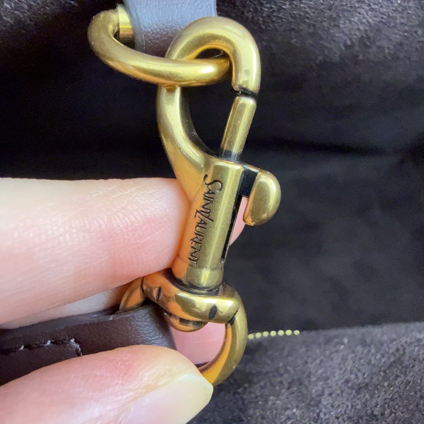 YSL Y TOTE IN LEATHER