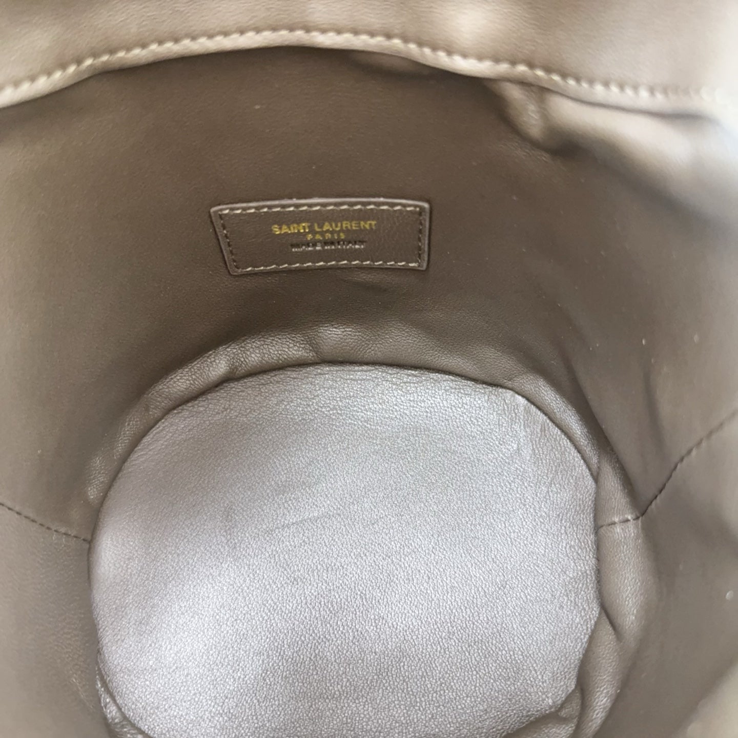 YSL GABY bucket bag in lambskin