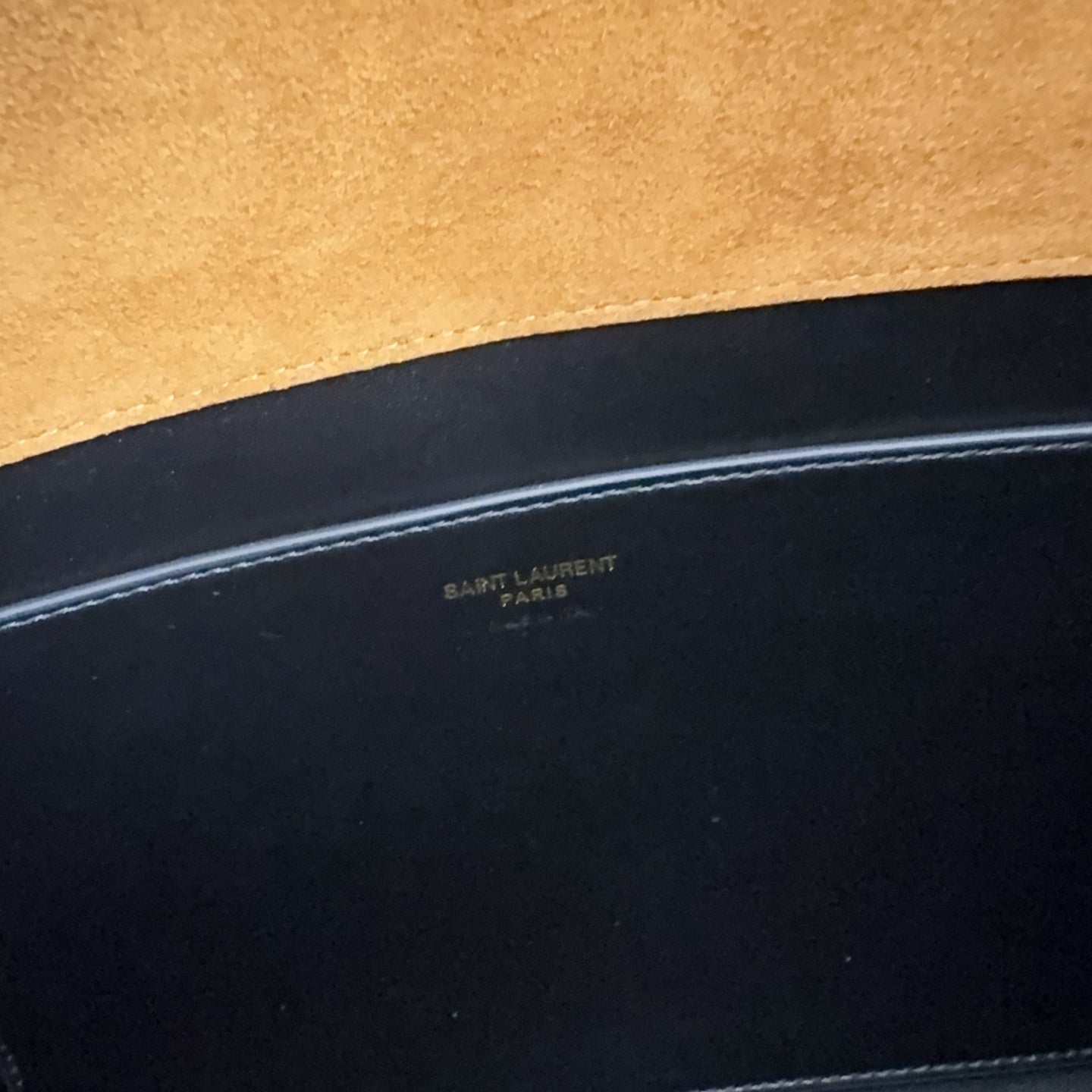 YSL CASSANDRE XXL envelope pouch on chain