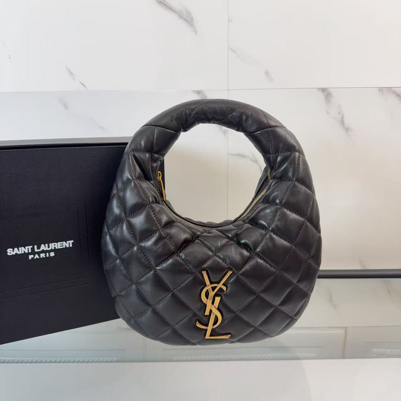 YSL ICARINO in quilted nappa