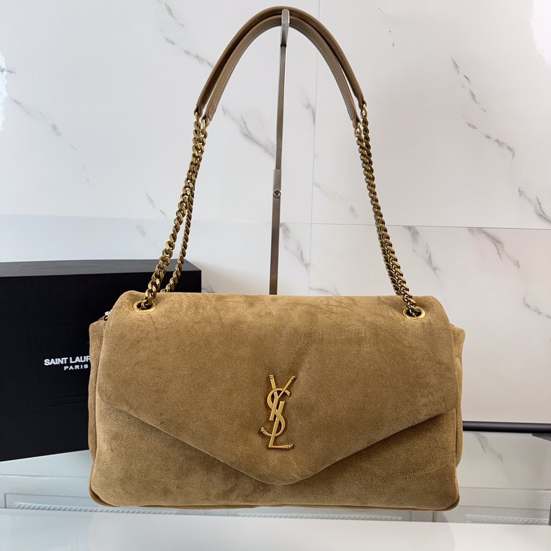 YSL Calypso large in suede