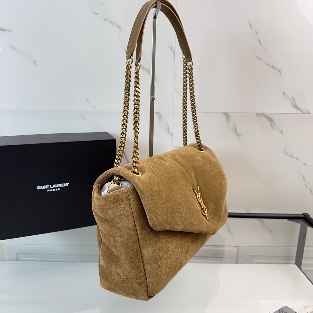 YSL Calypso large in suede