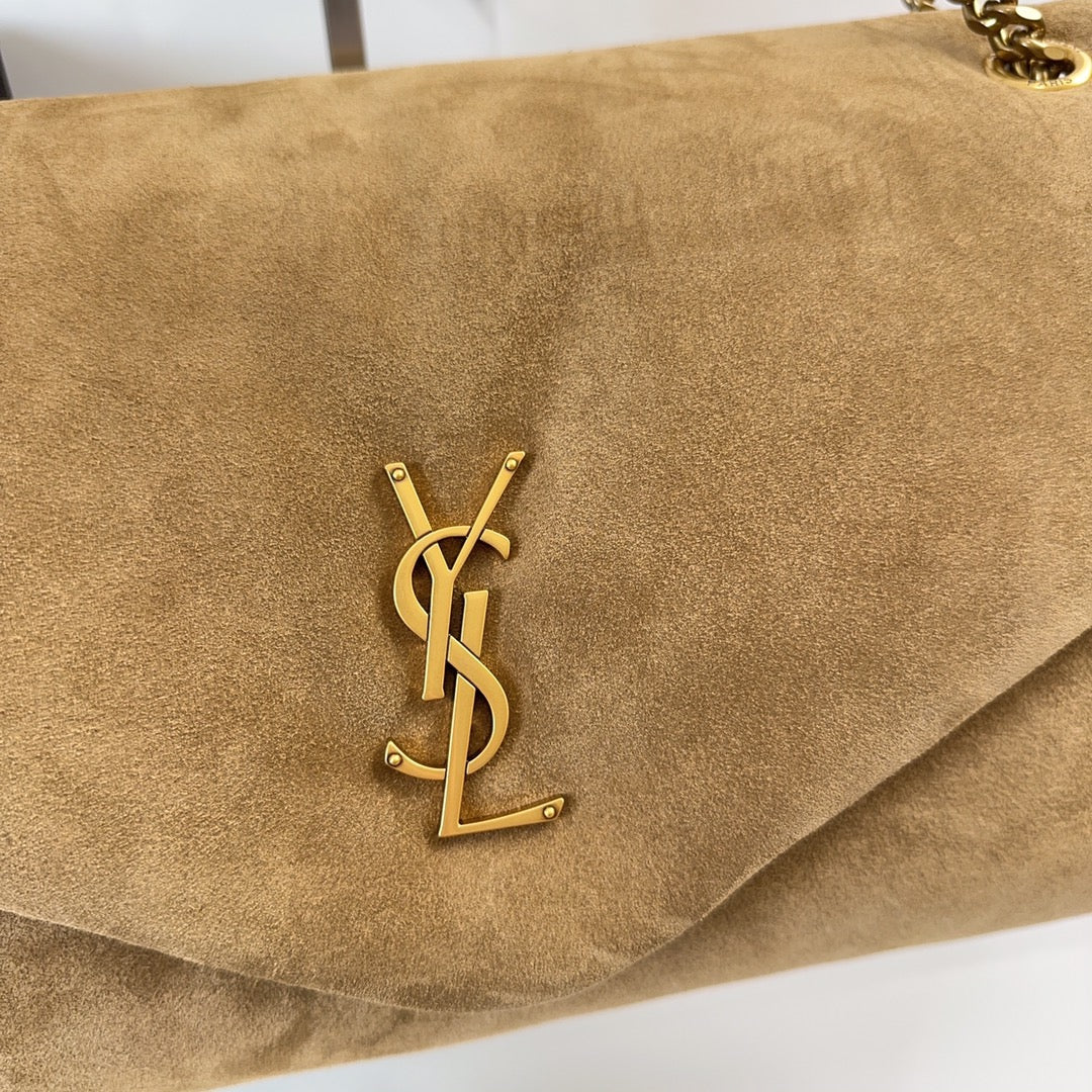 YSL Calypso large in suede