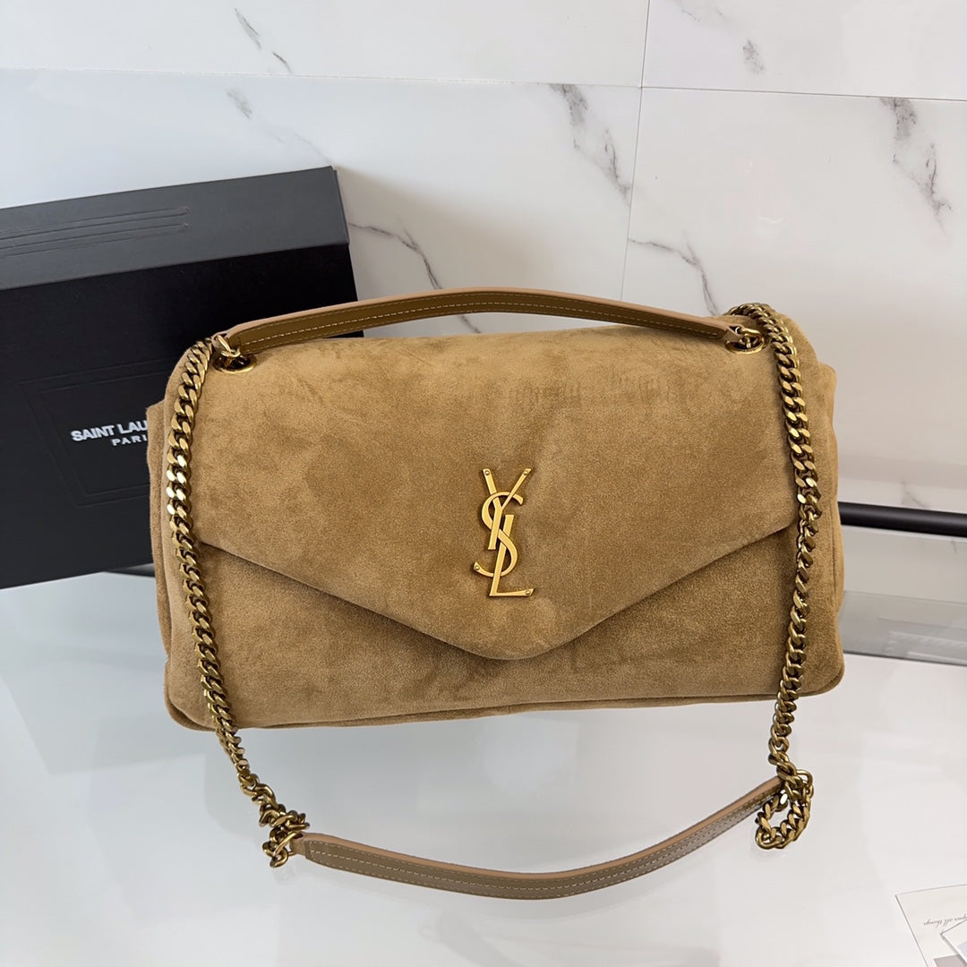 YSL Calypso large in suede