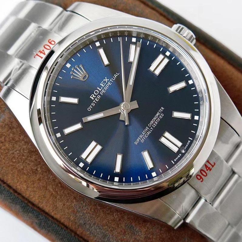 OYSTER PERPETUAL 41 STAINLESS STEEL BLUE DIAL